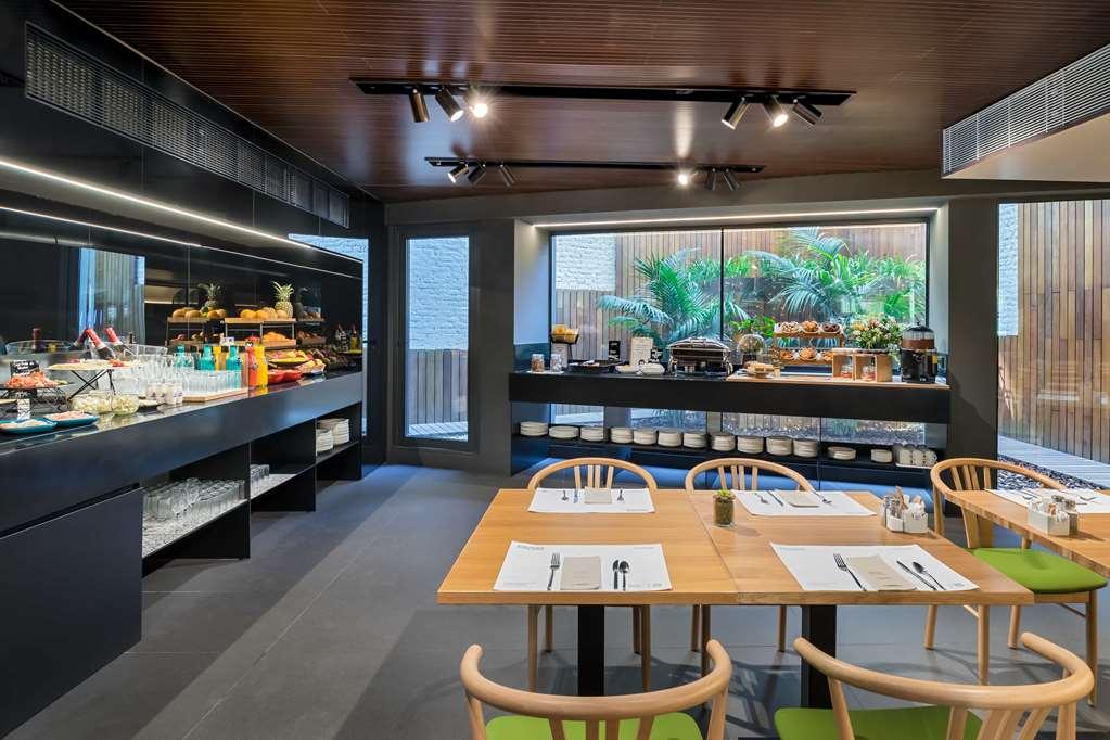 西方对角线414酒店 巴塞罗那 餐厅 照片