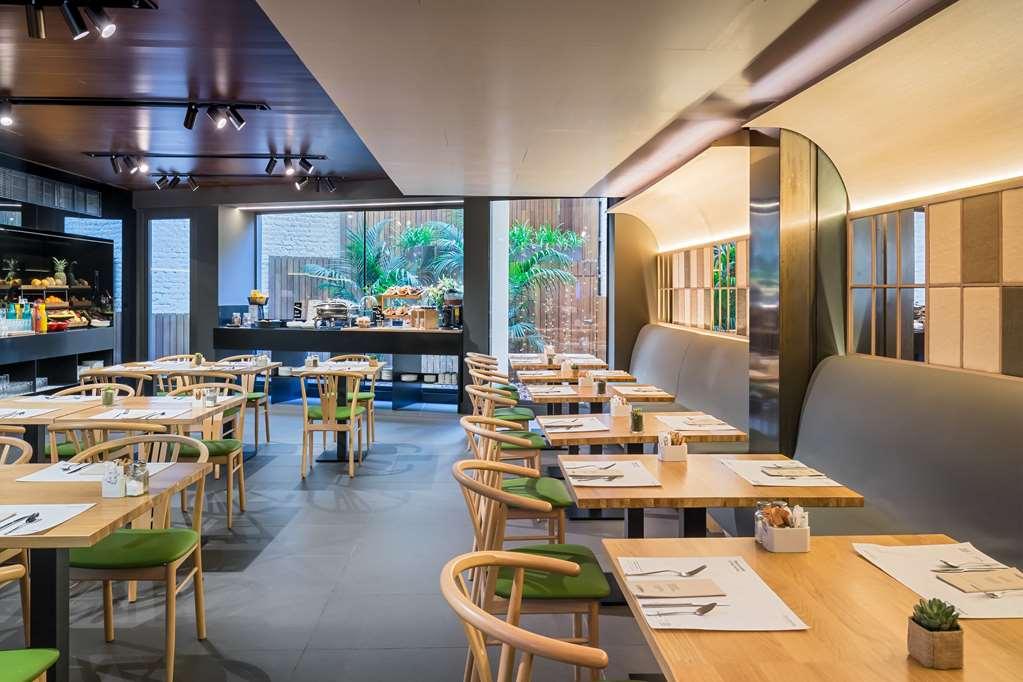 西方对角线414酒店 巴塞罗那 餐厅 照片